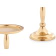 Candle Holder Golden Aluminium 10 x 12 x 10 cm (8 Units) Fashion