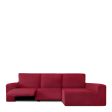 Right long arm chaise longue cover Eysa JAZ Burgundy 180 x 120 x 360 cm For Discount