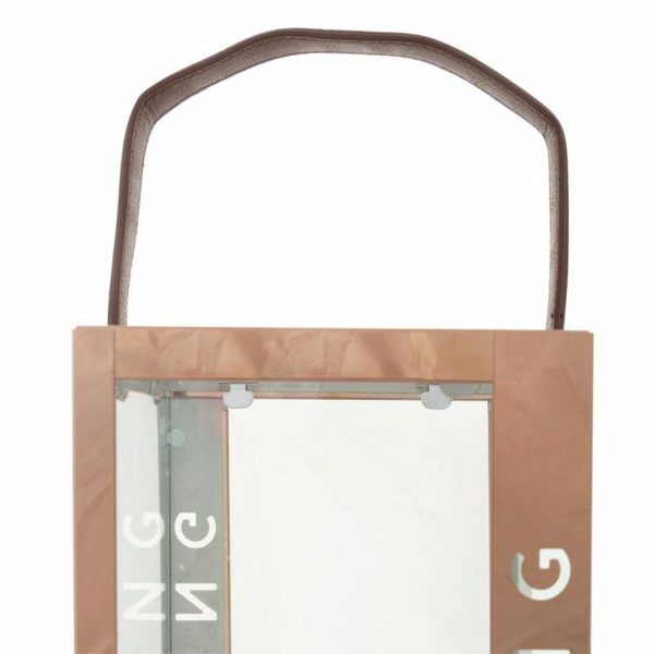 Lantern Alexandra House Living Copper Glass Stainless steel 18 x 30 x 18 cm Online