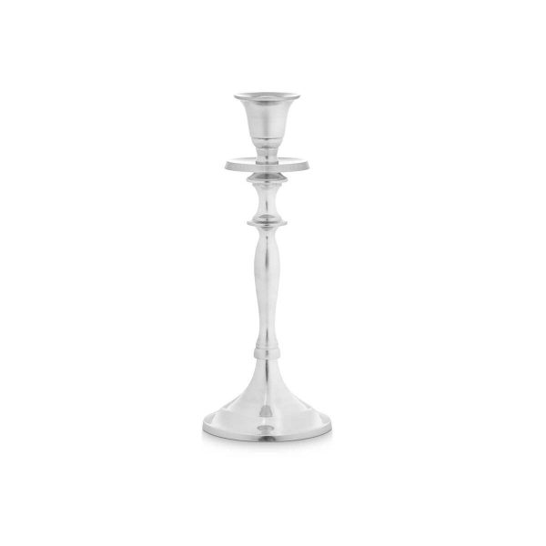 Candle Holder Silver Aluminium 4,5 x 23 x 8 cm (8 Units) For Sale