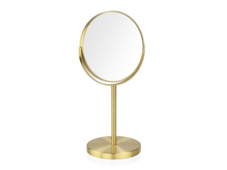 Free standing mirror Andrea House Golden Metal Circular (5 Pieces) Fashion