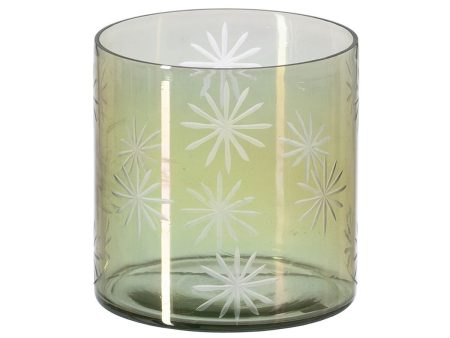 Candleholder Green Crystal Ø 15 cm 15 x 15 x 15 cm Online Sale