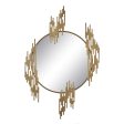 Wall mirror Golden Vertical 72 x 3,5 x 110 cm Fashion