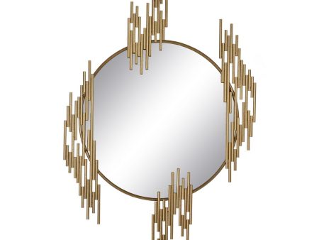 Wall mirror Golden Vertical 72 x 3,5 x 110 cm Fashion