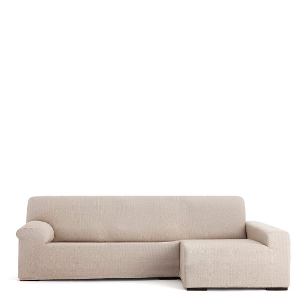 Right long arm chaise longue cover Eysa JAZ Beige 180 x 120 x 360 cm Online Hot Sale