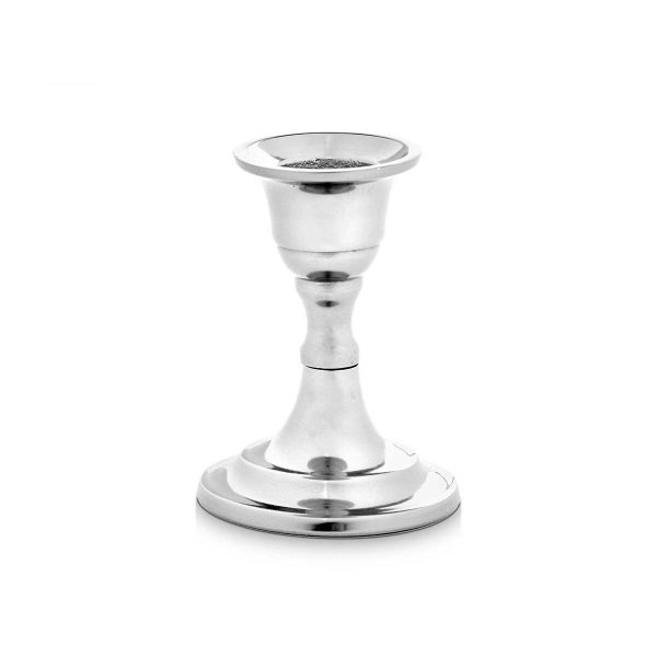 Candle Holder Silver Aluminium 4,5 x 9 x 6 cm (24 Units) Sale