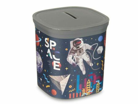 Money box Multicolour Astronaut Plastic 9 x 10,2 x 9 cm (48 Units) Online