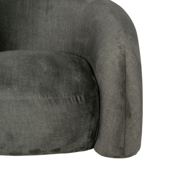 Armchair Green Wood Foam 100 x 84 x 58 cm For Cheap