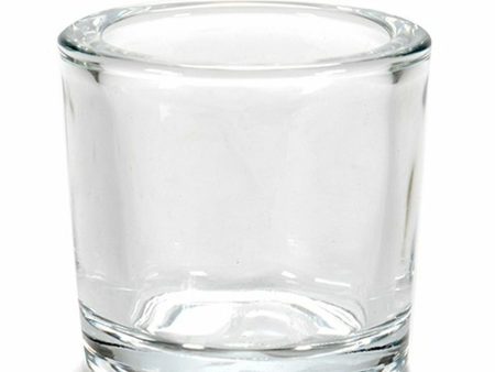 Candleholder Transparent Glass 6,5 x 6 x 6,5 cm (12 Units) Supply