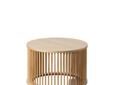 Centre Table STICK Natural 60 x 60 x 38 cm Hot on Sale