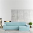 Right long arm chaise longue cover Eysa BRONX Aquamarine 170 x 110 x 310 cm Online Sale