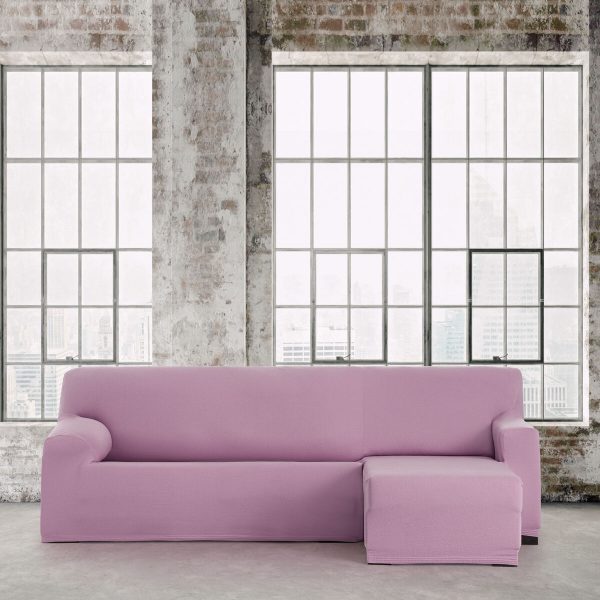 Right short arm chaise longue cover Eysa BRONX Pink 110 x 110 x 310 cm Discount