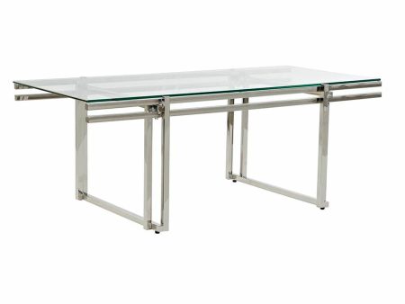 Centre Table DKD Home Decor Crystal Stainless steel (120 x 60 x 45 cm) Online