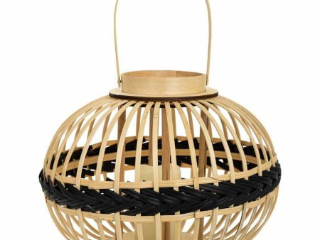 Lantern Alexandra House Living Natural Bamboo 37 x 30 x 37 cm Sale