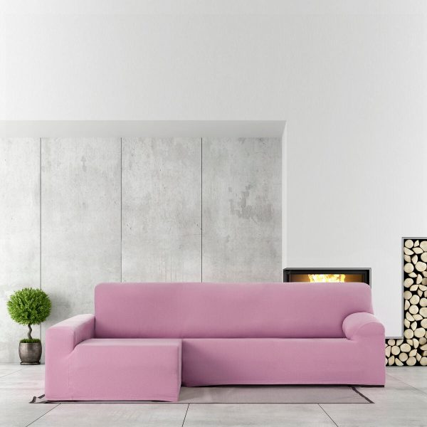 Left long arm chaise longue cover Eysa BRONX Pink 170 x 110 x 310 cm For Discount