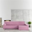 Right long arm chaise longue cover Eysa BRONX Pink 170 x 110 x 310 cm Hot on Sale