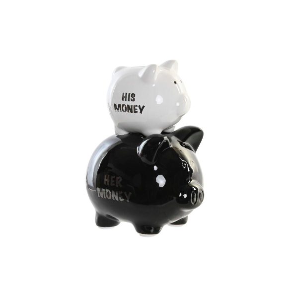 Money box DKD Home Decor Dolomite Children s Modern Pig 15 x 13 x 21 cm Online Sale