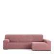 Right long arm chaise longue cover Eysa JAZ Pink 180 x 120 x 360 cm Online Hot Sale