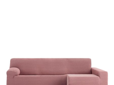 Right long arm chaise longue cover Eysa JAZ Pink 180 x 120 x 360 cm Online Hot Sale