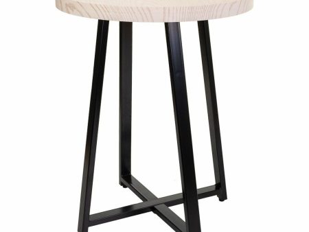 Centre Table Alexandra House Living White Iron MDF Wood 45 x 57 x 45 cm Online now