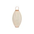 Candleholder Home ESPRIT White Natural Wood Crystal 40 x 40 x 70 cm Online Hot Sale