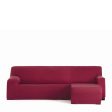 Right short arm chaise longue cover Eysa BRONX Burgundy 110 x 110 x 310 cm Discount