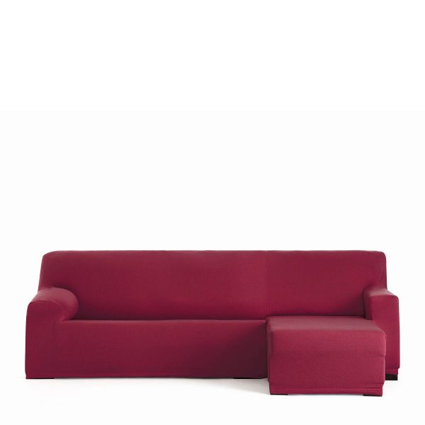 Right short arm chaise longue cover Eysa BRONX Burgundy 110 x 110 x 310 cm Discount