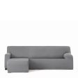 Right short arm chaise longue cover Eysa BRONX Grey 110 x 110 x 310 cm Online Sale