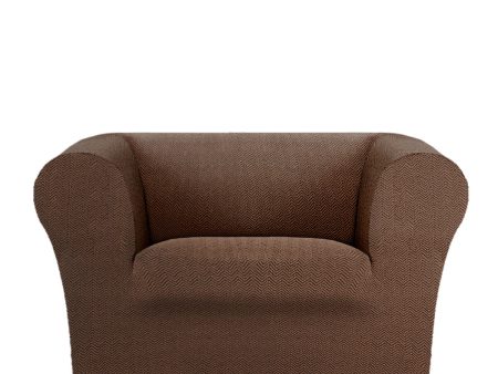 Armchair slipcovers Eysa JAZ Brown 110 x 100 x 130 cm Fashion