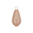 Candleholder Home ESPRIT Brown Natural Wood Crystal 40 x 40 x 70 cm Fashion