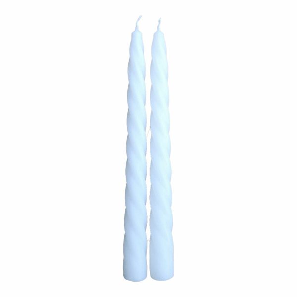 Candles Magic Lights Decorative White Ø 2 x 24 cm Fashion