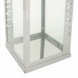 Lantern Alexandra House Living Silver Glass Stainless steel 18 x 30 x 18 cm Sale