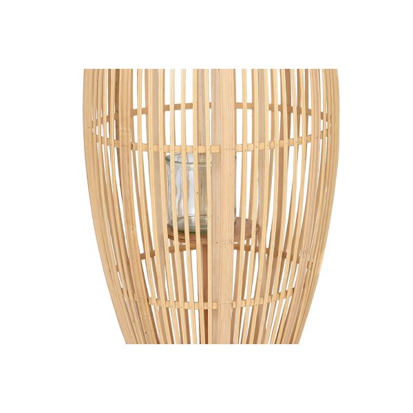 Candleholder Home ESPRIT Natural Light brown Bamboo 35 x 35 x 85 cm Fashion