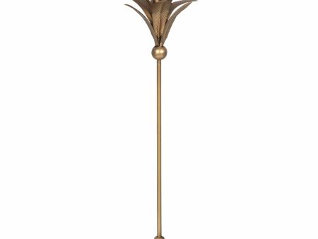 Candleholder Golden Iron 15 x 15 x 54 cm Online Hot Sale