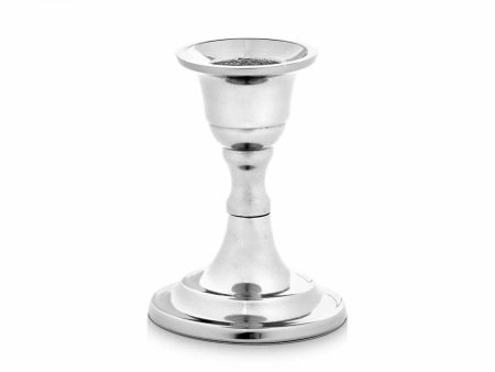 Candle Holder Silver Aluminium 4,5 x 9 x 6 cm (24 Units) Sale