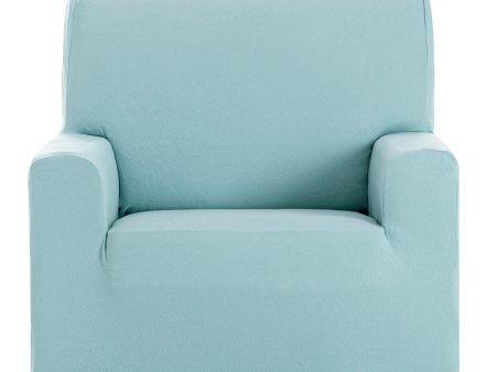 Armchair slipcovers Eysa BRONX Aquamarine 70 x 110 x 110 cm For Sale