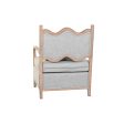 Armchair DKD Home Decor 66 x 70 x 88 cm 70 x 73 x 88 cm Fir Light brown Light grey Supply