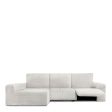 Left long arm chaise longue cover Eysa JAZ White 180 x 120 x 360 cm Online