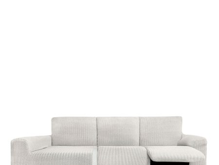 Left long arm chaise longue cover Eysa JAZ White 180 x 120 x 360 cm Online