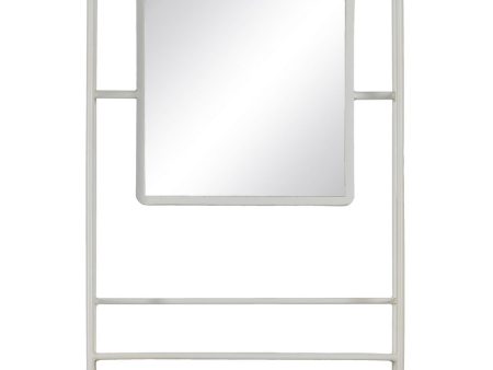 Wall mirror White 52,5 x 12 x 73 cm Discount