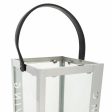 Lantern Alexandra House Living Silver Glass Stainless steel 18 x 30 x 18 cm Sale