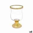 Candleholder Wineglass Golden Steel 15,5 x 26 x 15,5 cm (6 Units) For Discount