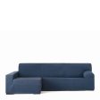 Left long arm chaise longue cover Eysa TROYA Blue 170 x 110 x 310 cm Supply