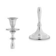 Candle Holder Silver Aluminium 4,5 x 23 x 8 cm (8 Units) For Sale