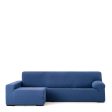 Left long arm chaise longue cover Eysa JAZ Blue 180 x 120 x 360 cm For Cheap