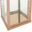 Lantern Alexandra House Living Copper Glass Stainless steel 18 x 30 x 18 cm Online