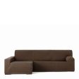 Left long arm chaise longue cover Eysa TROYA Brown 170 x 110 x 310 cm Discount