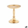 Candle Holder Golden Aluminium 10 x 12 x 10 cm (8 Units) Fashion