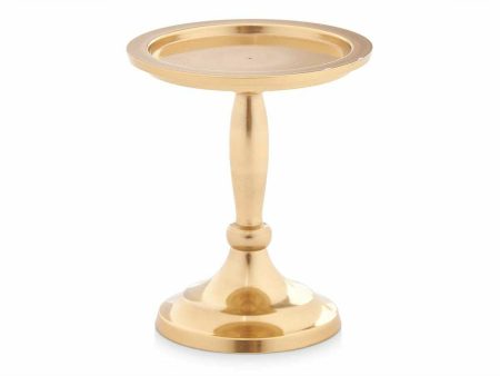 Candle Holder Golden Aluminium 10 x 12 x 10 cm (8 Units) Fashion