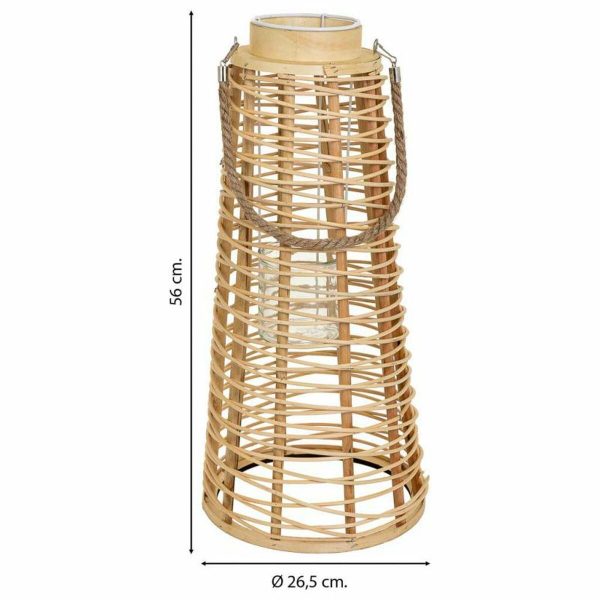 Lantern Alexandra House Living Natural 26 x 56 x 26 cm Sale